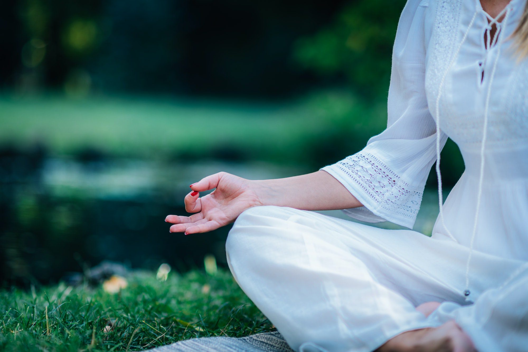 Meditation by the water